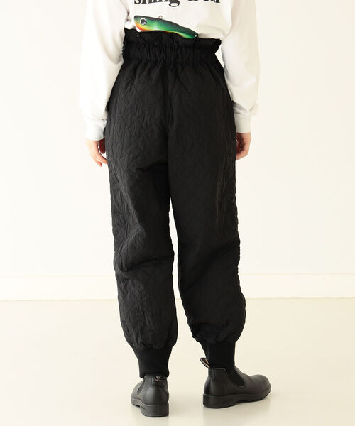 BEAMS BOY（ビームスボーイ）の「BEAMS BOY / キルティング ミリタリー パンツ（その他パンツ・レディース・ブラック/オリーブ・ONE SIZE）」の14枚目の写真