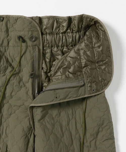 BEAMS BOY（ビームスボーイ）の「BEAMS BOY / キルティング ミリタリー パンツ（その他パンツ・レディース・ブラック/オリーブ・ONE SIZE）」の18枚目の写真