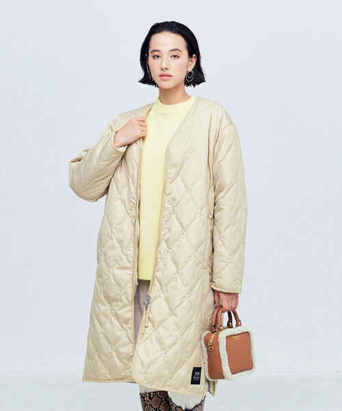 ◇【WEB限定】【TAION/タイオン】別注ミリタリーリバーシブルロングダウン