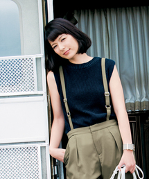 DISCOAT | 【Discoat】アイレット入りベスト(ニット/セーター)