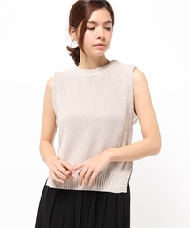 DISCOAT | 【 期間限定PRICEDOWN 】【Discoat】アイレット入りベスト(ニット/セーター)