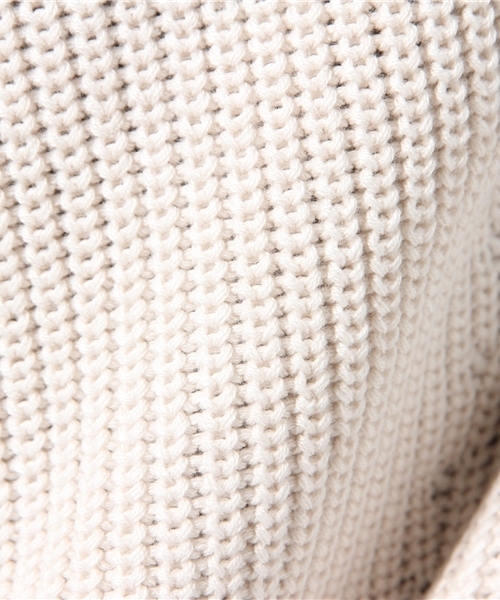 DISCOAT（ディスコート）の「【Discoat】アイレット入りベスト（ニット/セーター・レディース・ライトグレー/ネイビー/アイボリー・ﾌﾘ-）」の11枚目の写真