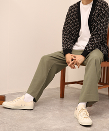 EDIFICE LA BOUCLE | 【LA BOUCLE / ラブークル】1タック イージーパンツ（シャークツイード）(その他パンツ)