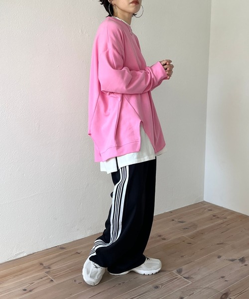 新品 リリーブラウン サイドライントラックパンツ スウェットパンツ LILY BROWN（リリーブラウン）の「サイドライントラックパンツ