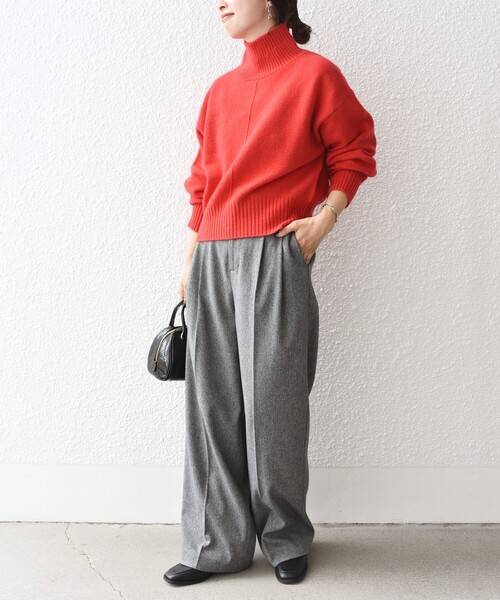 ドロシーシューマッハ 19AW ウールカシミヤタートルネックニット