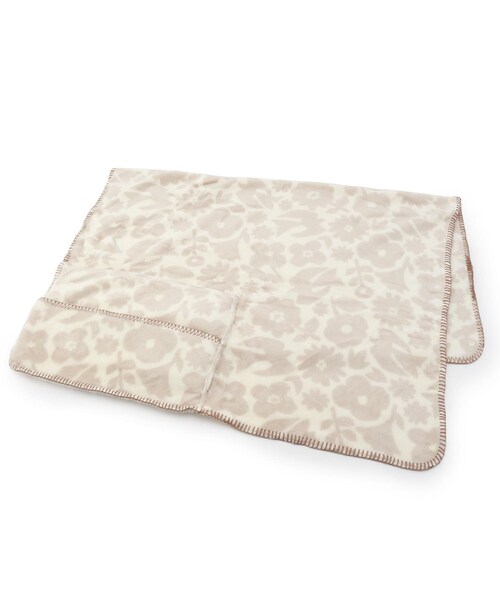 one'sterrace（ワンズテラス）の「◆【あったか】Wpc. クッションブランケット（ブランケット・レディース・ブラック/ナチュラル/ホワイト系・99）」の3枚目の写真