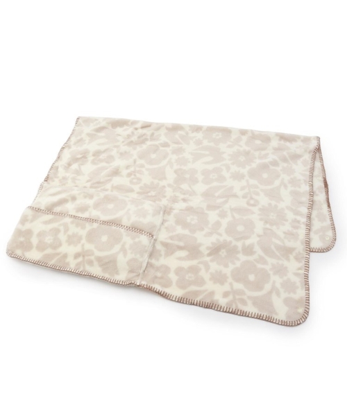 one'sterrace（ワンズテラス）の「◆【あったか】Wpc. クッションブランケット（ブランケット・レディース・ブラック/ナチュラル/ホワイト系・99）」の4枚目の写真