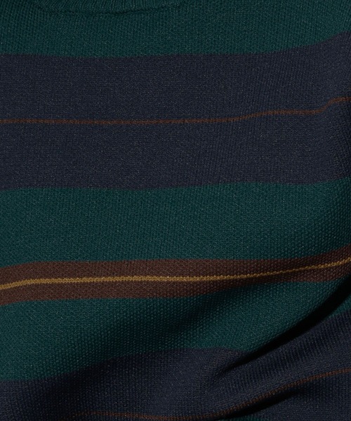 PBLIM（ページボーイリム）の「PAGEBOYLIM/マルチボーダーニット（ニット/セーター・レディース・グリーン系その他/ブラウン系その他/イエロー系その他・FREE）」の10枚目の写真