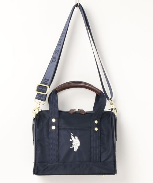 U.S. POLO ASSN.（ユーエスポロアッスン）の「【U.S. POLO ASSN.】 ユーエスポロアッスン　リサイクルナイロン　ミニボストンバッグ　USPA-2635（ボストンバッグ・レディース・イエロー/ブラック/ベージュ/ネイビー/グレー・FREE）」の9枚目の写真