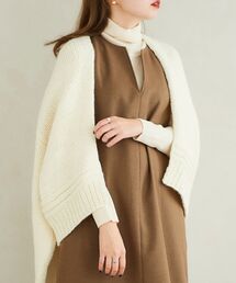 le.coeur blanc | ハンドニットショート丈カーディガン(カーディガン/ボレロ)