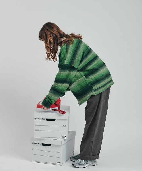 MUHET(ミュエータ)の「アソートストレートパンツ(スラックス・レディース・カーキ/チャコールグレー/ブラウン・SMALL/MEDIUM/X-LARGE)」の20枚目の写真