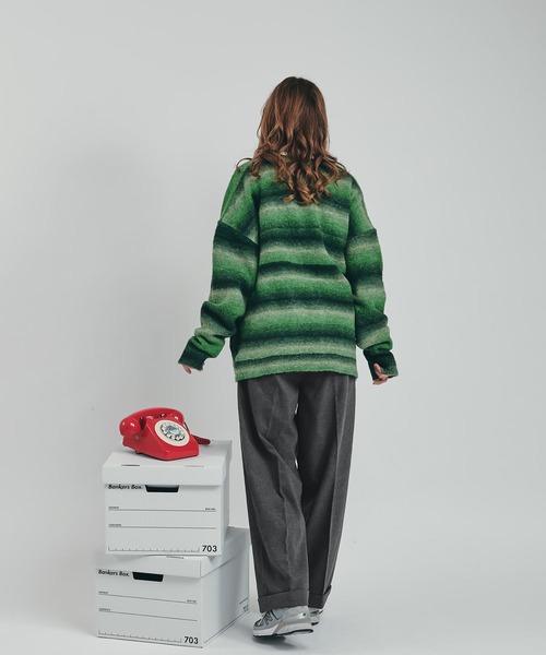 MUHET(ミュエータ)の「アソートストレートパンツ(スラックス・レディース・カーキ/チャコールグレー/ブラウン・SMALL/MEDIUM/X-LARGE)」の21枚目の写真