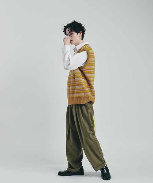 MUHET(ミュエータ)の「アソートストレートパンツ(スラックス・レディース・カーキ/チャコールグレー/ブラウン・SMALL/MEDIUM/X-LARGE)」の14枚目の写真