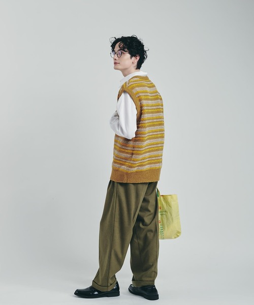 MUHET(ミュエータ)の「アソートストレートパンツ(スラックス・レディース・カーキ/チャコールグレー/ブラウン・SMALL/MEDIUM/X-LARGE)」の15枚目の写真