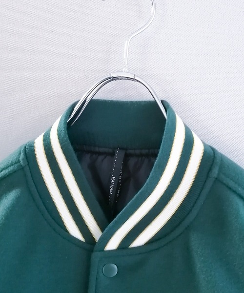 Starting Over(スターティングオーバー)の「ポリメルトンスタジャン/レディース メンズ(スタジャン・メンズ・ブラック/グリーン/ネイビー・M/L/XL)」の9枚目の写真