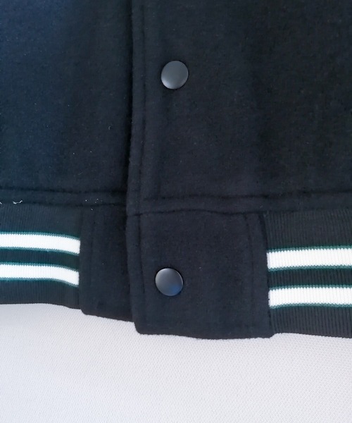 Starting Over(スターティングオーバー)の「ポリメルトンスタジャン/レディース メンズ(スタジャン・メンズ・ブラック/グリーン/ネイビー・M/L/XL)」の7枚目の写真