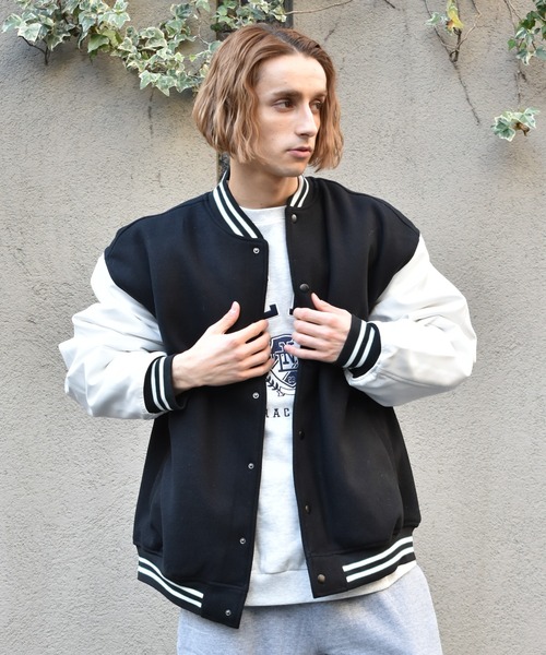 Starting Over(スターティングオーバー)の「ポリメルトンスタジャン/レディース メンズ(スタジャン・メンズ・ブラック/グリーン/ネイビー・M/L/XL)」の22枚目の写真