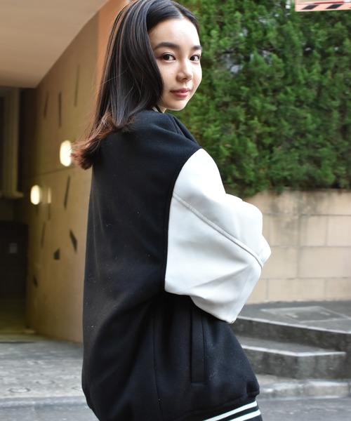 Starting Over(スターティングオーバー)の「ポリメルトンスタジャン/レディース メンズ(スタジャン・メンズ・ブラック/グリーン/ネイビー・M/L/XL)」の19枚目の写真