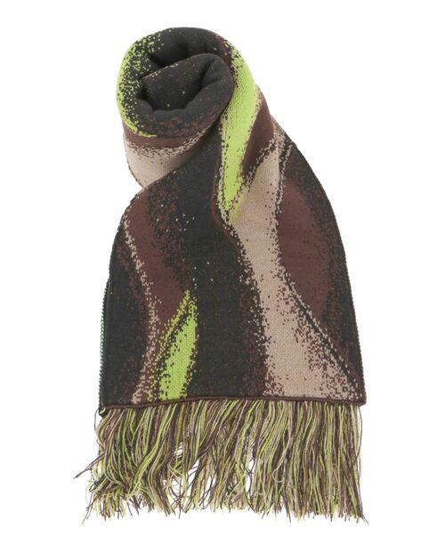 EMODA（エモダ）の「ダブルフェイスマフラー（マフラー・レディース・ネイビー/ブラック・FREE）」の14枚目の写真