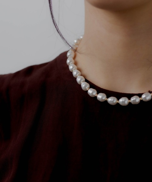 yu-ka（ユーカ）の「YU-KA : マンテルパールネックレス（ネックレス・レディース・ゴールド・FREE）」の6枚目の写真