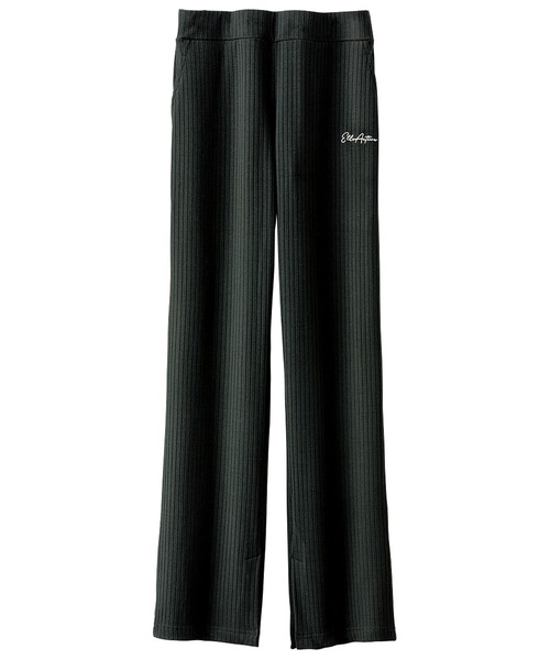 BELLUNA PLUS(ベルーナ)の「ELLE Active リブテレコ素材フレアーパンツ(その他パンツ・レディース・ブラック/アイボリー・LARGE/X-LARGE/MEDIUM)」の4枚目の写真