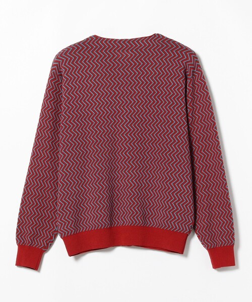 BEAMS（ビームス）の「BEAMS / ジグザグ ジャカード カーディガン（カーディガン/ボレロ・メンズ・レッド系その他6/グリーン・M/L/XL/S）」の19枚目の写真