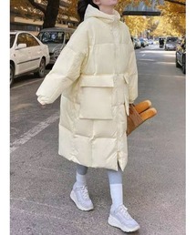 【MAISON BREEZE】パデッドロングダウン風コート SCCH266