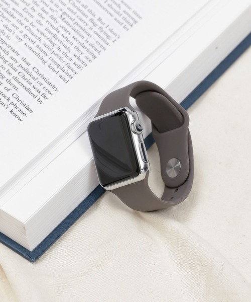 LAKOLE（ラコレ）の「AppleWatchバンド / 176642（デジタル腕時計・レディース・ホワイト/チャコール/ブラック/レッド/オレンジ/ベージュ/ダークブルー・X-SMALL/SMALL）」の4枚目の写真