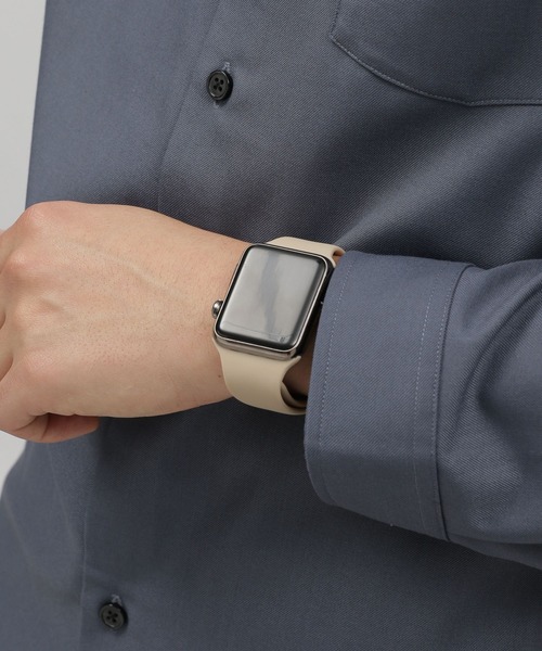 LAKOLE（ラコレ）の「AppleWatchバンド / 176642（デジタル腕時計・レディース・ホワイト/チャコール/ブラック/レッド/オレンジ/ベージュ/ダークブルー・X-SMALL/SMALL）」の8枚目の写真