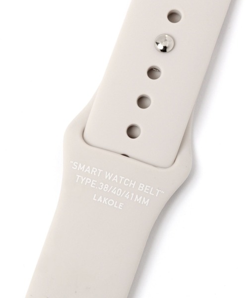 LAKOLE（ラコレ）の「AppleWatchバンド / 176642（デジタル腕時計・レディース・ホワイト/チャコール/ブラック/レッド/オレンジ/ベージュ/ダークブルー・X-SMALL/SMALL）」の15枚目の写真