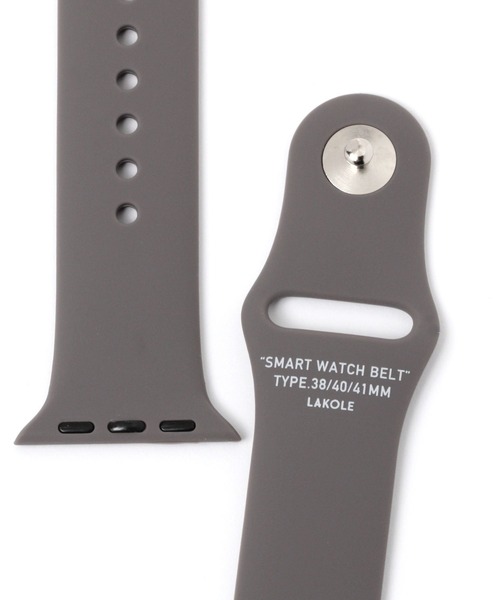 LAKOLE（ラコレ）の「AppleWatchバンド / 176642（デジタル腕時計・レディース・ホワイト/チャコール/ブラック/レッド/オレンジ/ベージュ/ダークブルー・X-SMALL/SMALL）」の18枚目の写真