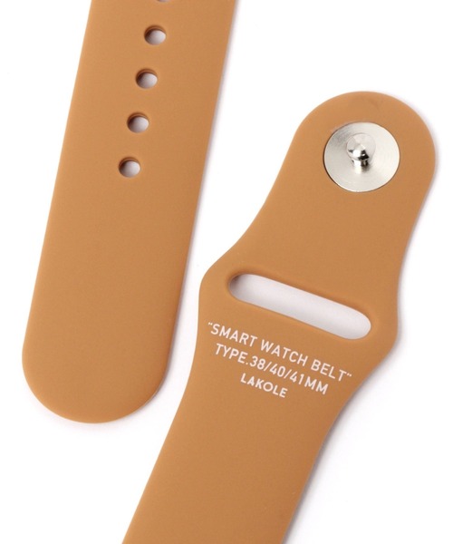 LAKOLE（ラコレ）の「AppleWatchバンド / 176642（デジタル腕時計・レディース・ホワイト/チャコール/ブラック/レッド/オレンジ/ベージュ/ダークブルー・X-SMALL/SMALL）」の16枚目の写真