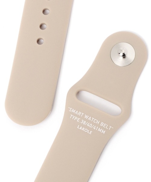 LAKOLE（ラコレ）の「AppleWatchバンド / 176642（デジタル腕時計・レディース・ホワイト/チャコール/ブラック/レッド/オレンジ/ベージュ/ダークブルー・X-SMALL/SMALL）」の22枚目の写真