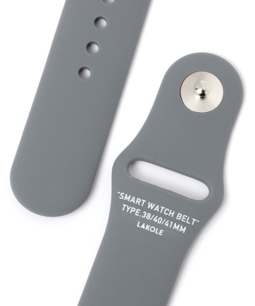 LAKOLE（ラコレ）の「AppleWatchバンド / 176642（デジタル腕時計・レディース・ホワイト/チャコール/ブラック/レッド/オレンジ/ベージュ/ダークブルー・X-SMALL/SMALL）」の10枚目の写真