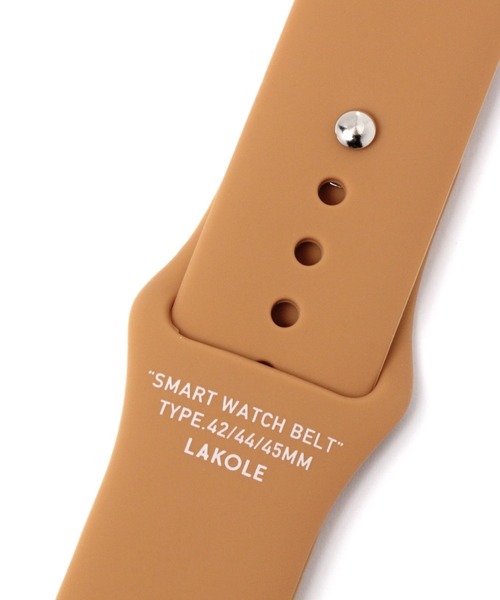 LAKOLE（ラコレ）の「AppleWatchバンド / 176642（デジタル腕時計・レディース・ホワイト/チャコール/ブラック/レッド/オレンジ/ベージュ/ダークブルー・X-SMALL/SMALL）」の13枚目の写真