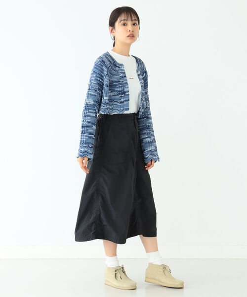 BEAMS BOY（ビームスボーイ）の「BEAMS BOY / カスリ ニット カーディガン（カーディガン/ボレロ・レディース・ブルー・ONE SIZE）」の14枚目の写真