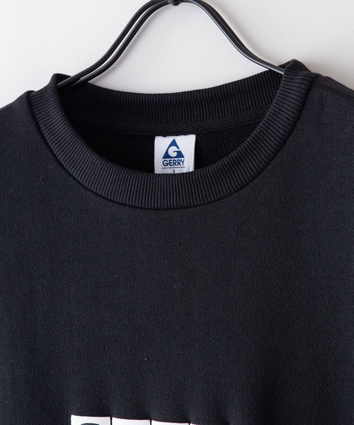 GERRY(ジェリー)の「【GERRY/ジェリー】裏毛 ビッグシルエット バックプリント ブランドロゴ刺繍 クルートレーナー スウェット(スウェット・メンズ・杢グレー/ブルー/アイボリー/ブラック/ホワイト/ダークグリーン・X-LARGE/MEDIUM/LARGE)」の16枚目の写真