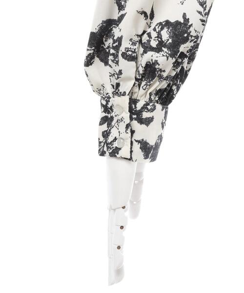 INGNI（イング）の「デコルテオープンブラウス（シャツ/ブラウス・レディース・オフホワイト/ホワイト系5/ブラック/ホワイト系その他4/その他3・M）」の10枚目の写真