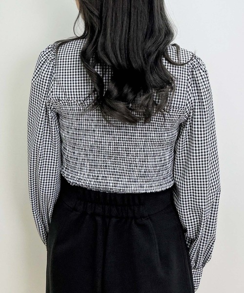 セール】デコルテオープンブラウス（シャツ/ブラウス）｜INGNI（イング