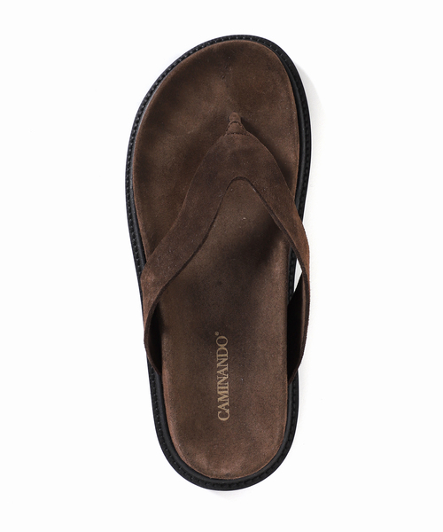 CAMINANDO（カミナンド）の「【CAMINANDO/カミナンド】THONG SANDALS：サンダル（スリッポン・レディース・ブラウン・5/6/7/XX-SMALL）」の5枚目の写真