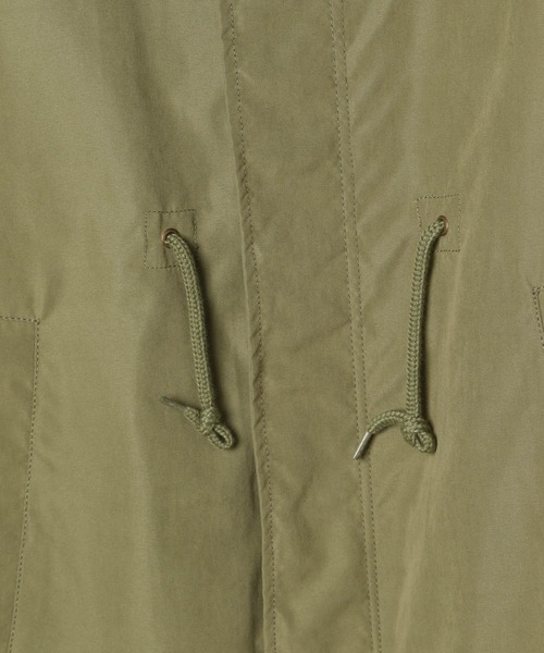 niko and...（ニコアンド）の「[MODE NORM CORE]ベスト付きスタンドマキシコート（モッズコート・レディース・キャメル/カーキ・MEDIUM/LARGE）」の14枚目の写真