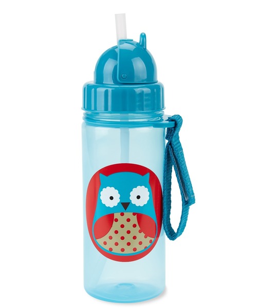 SKIP HOP（スキップホップ）の「アニマル･ストローボトル/390ml（マグ/哺乳瓶/お食事グッズ・キッズ・パープル/イエロー/ブルー・ONE SIZE）」の2枚目の写真