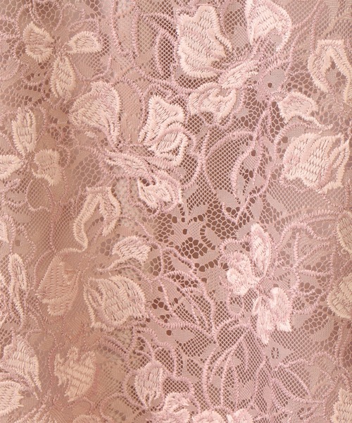 LAISSE PASSE（レッセパッセ）の「《LAISSE PASSE PREMIUM LINE》プリムラレース刺繍ミディスカート（スカート・レディース・ラベンダー/スモークピンク・MEDIUM/SMALL）」の14枚目の写真