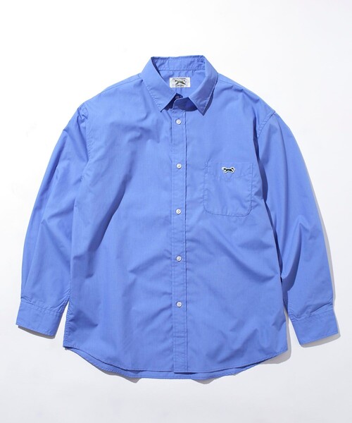 TOWNCRAFT(タウンクラフト)の「TOWN CRAFT/タウンクラフト 別注 リラックスフィットシャツ/RELAXFIT R/C SHT(シャツ/ブラウス・メンズ・ホワイト/ブルーグリーン/ブルー/サックスブルー・MEDIUM/LARGE)」の2枚目の写真