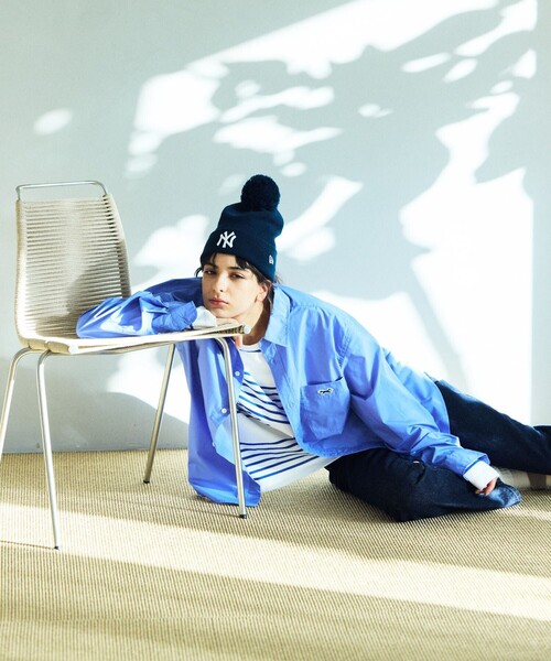 TOWNCRAFT(タウンクラフト)の「TOWN CRAFT/タウンクラフト 別注 リラックスフィットシャツ/RELAXFIT R/C SHT(シャツ/ブラウス・メンズ・ホワイト/ブルーグリーン/ブルー/サックスブルー・MEDIUM/LARGE)」の3枚目の写真