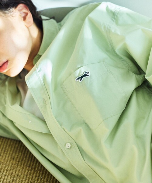 TOWNCRAFT(タウンクラフト)の「TOWN CRAFT/タウンクラフト 別注 リラックスフィットシャツ/RELAXFIT R/C SHT(シャツ/ブラウス・メンズ・ホワイト/ブルーグリーン/ブルー/サックスブルー・MEDIUM/LARGE)」の5枚目の写真