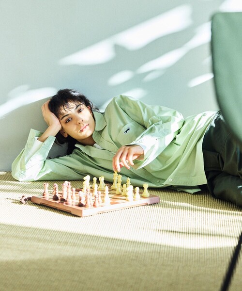 TOWNCRAFT(タウンクラフト)の「TOWN CRAFT/タウンクラフト 別注 リラックスフィットシャツ/RELAXFIT R/C SHT(シャツ/ブラウス・メンズ・ホワイト/ブルーグリーン/ブルー/サックスブルー・MEDIUM/LARGE)」の15枚目の写真