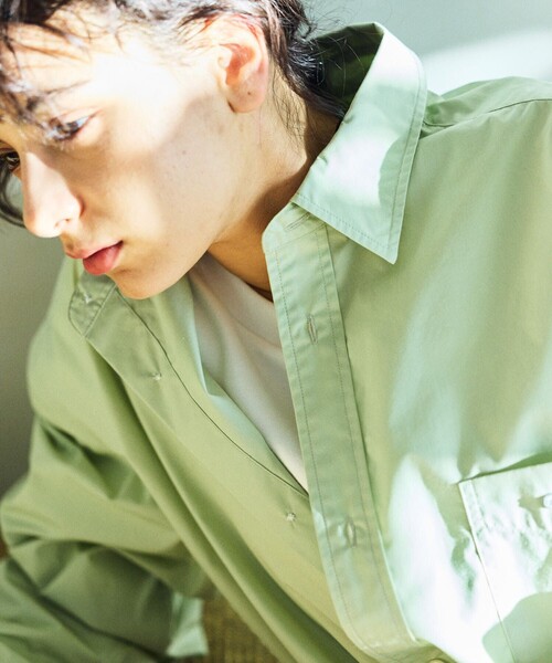 TOWNCRAFT(タウンクラフト)の「TOWN CRAFT/タウンクラフト 別注 リラックスフィットシャツ/RELAXFIT R/C SHT(シャツ/ブラウス・メンズ・ホワイト/ブルーグリーン/ブルー/サックスブルー・MEDIUM/LARGE)」の21枚目の写真