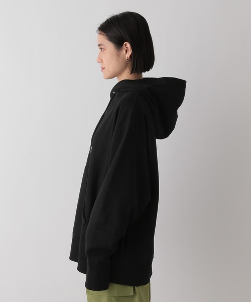 LOWRYS FARM（ローリーズファーム）の「ヘビーＯＺウラケフーディロングスリーブ　188173（パーカー・レディース・ホワイト/ブラック/ピンク/ブルー・FREE）」の17枚目の写真