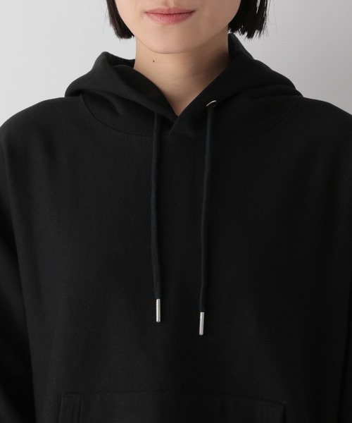 LOWRYS FARM（ローリーズファーム）の「ヘビーＯＺウラケフーディロングスリーブ　188173（パーカー・レディース・ホワイト/ブラック/ピンク/ブルー・FREE）」の8枚目の写真